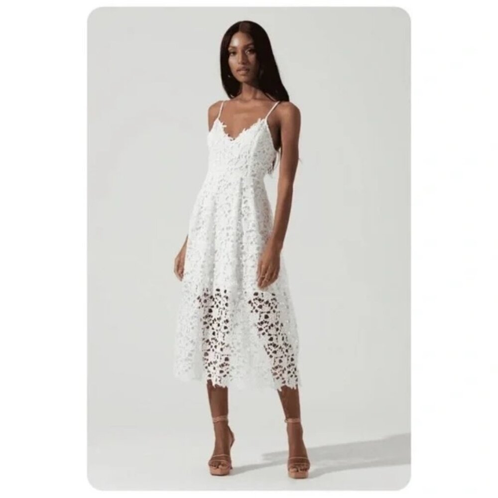 ASTR The Label White Lace Dress Size XL